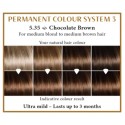 Chocolate brown 5.35  Long Lasting Colour Henna Plus