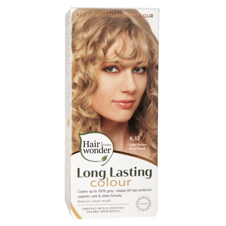 Light Blond Pearl Blond 8.32 Long Lasting Colour Hairwonder