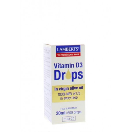Vitamine D3 druppels Lamberts 