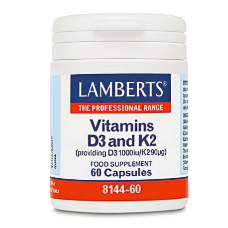 Vitamine D3 1000ie en K2 90mcg Lamberts