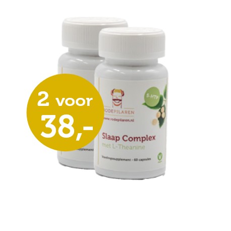 Herb Slaapcomplex met L-theanine & l-tryptofaan Rode Pilaren