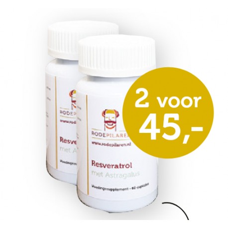 Resveratrol met Astragalus Rode Pilaren 