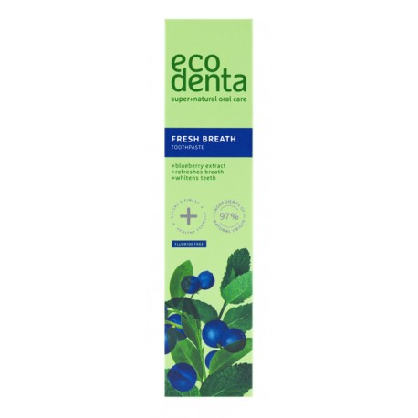Fresh Breath Tandpasta Blueberry Ecodenta