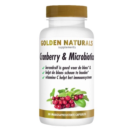 Cranberry & Microbiotica Golden Naturals