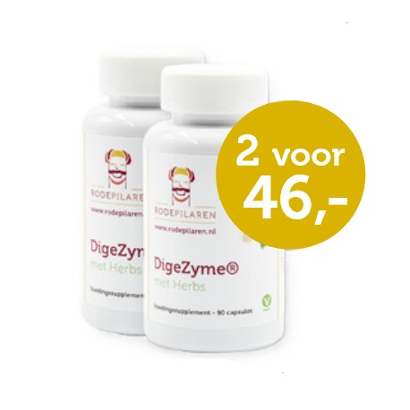 DigeZyme&reg; & Herbs Rode Pilaren