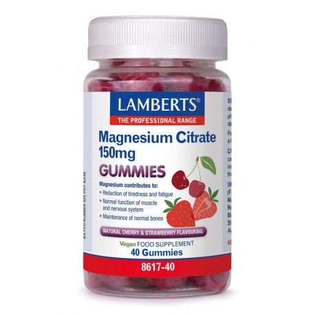 Magnesium citraat gummies Lamberts