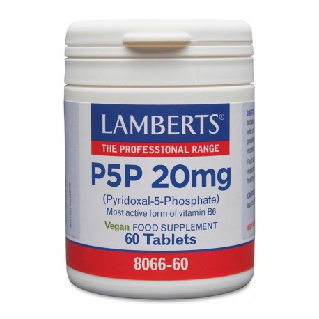 Vitamine B6 (P5P) 20mg Lamberts