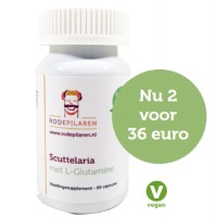 Scuttelaria met L-Glutamine Rode Pilaren 