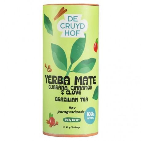 Yerba Mat&eacute; & Guarana, Cinnamon & Clove Thee Cruydhof