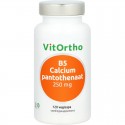 B5 calcium pantothenaat 250mg Vitortho