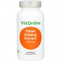 Panax ginseng extract 500mg Vitortho