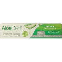 Tandpasta aloe vera whitening met fluor AloeDent