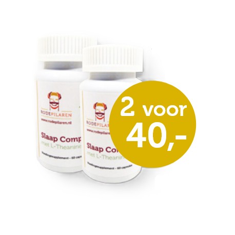 Herb Slaapcomplex met L-theanine & l-tryptofaan Rode Pilaren