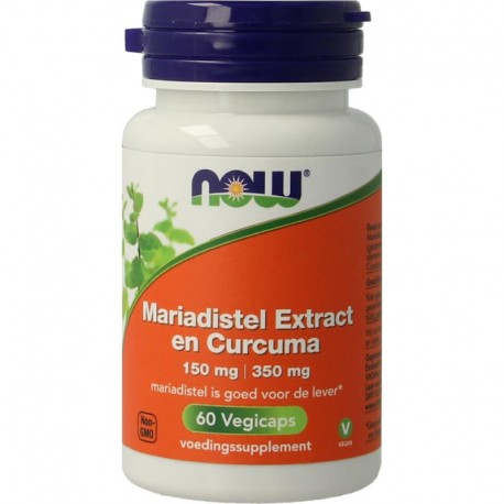 Mariadistel extract en curcuma Now