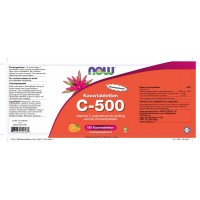 C-500 Kauwtabletten Sinaasappelsmaak NOW