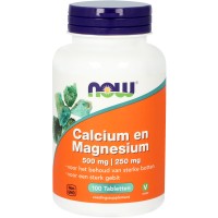 Calcium 500 mg en Magnesium 250 mg NOW