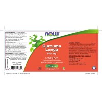 Curcuma Longa 500 mg (Curcumine Phytosome) NOW