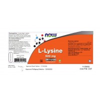 L-Lysine 500 mg NOW