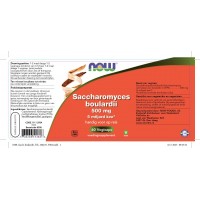 Saccharomyces boulardii 500 mg NOW