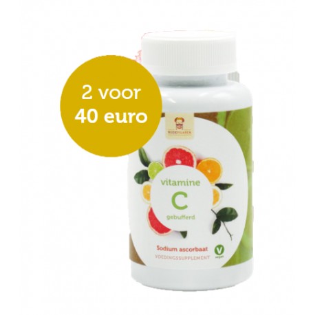 Vitamine C gebufferd Capsules Rode Pilaren