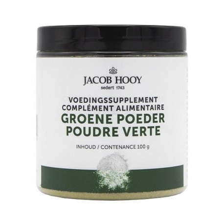 Groene poeder pot Jacob Hooy