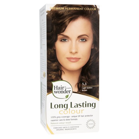 Light golden brown 5.3  Long Lasting Colour Hairwonder
