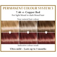 Copper red 7.46  Long Lasting Colour Henna Plus