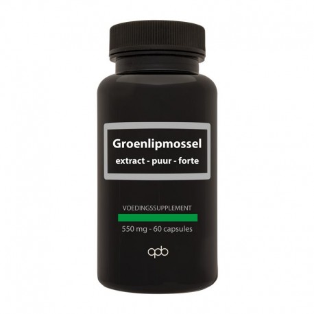 Groenlipmossel extract puur forte 550mg APB Holland