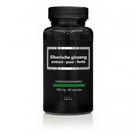 Siberische ginseng extract puur forte 500mg APB Holland