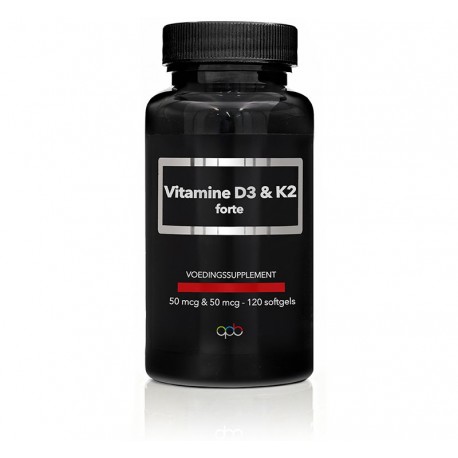 Vitamine D3 50mcg & K2 50mcg forte APB Holland