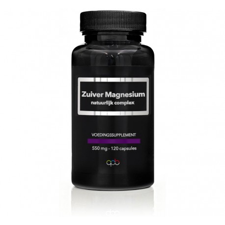 Zuiver magnesium natuurlijk complex 550mg APB Holland