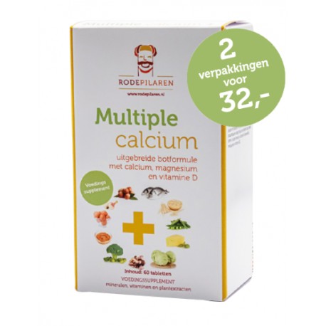 Multiple Calcium Plus Rode Pilaren 