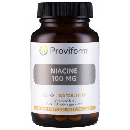 Vitamine B3 niacine 100 mg Proviform