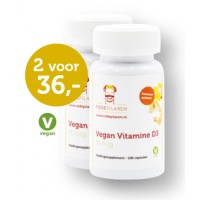 Vitamine D3 75mcg vegan Rode Pilaren