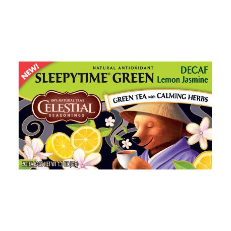 Groene Thee Sleepytime Decaf Lemon Jasmine Celestial Seasonings