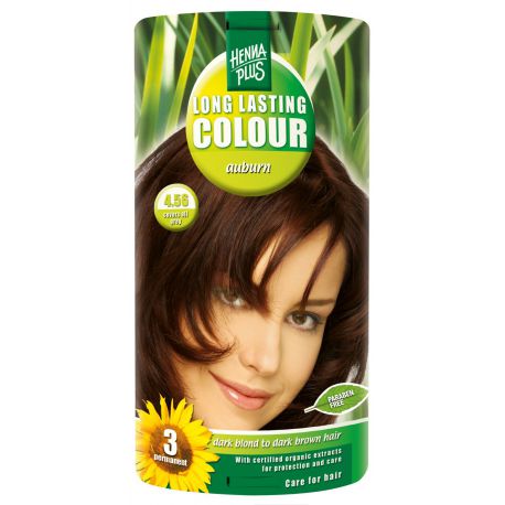 Auburn 4.56  Long Lasting Colour Henna Plus