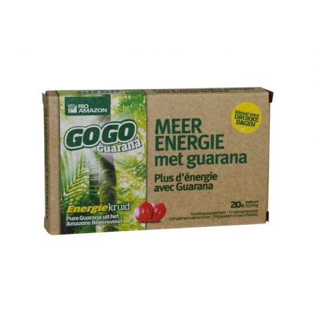 Energiekruid 500 mg capsules GoGo Guarana