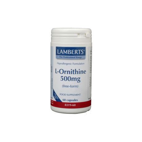 L-Ornithine 500mg Lamberts 