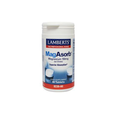 MagAsorb 150mg (Magnesium als citraat) Lamberts 