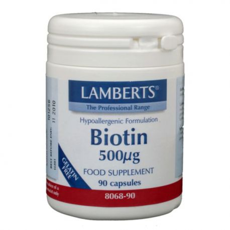 Biotin 500 mcg Vitamine B8 Lamberts