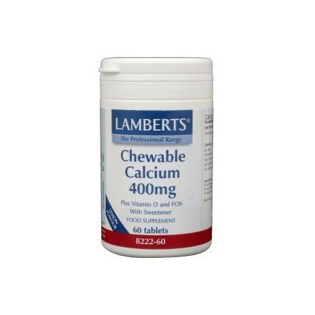 Chewable calcium 400 mg Lamberts 