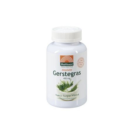 Absolute Gerstegras 400 mg Bio Raw Mattisson 